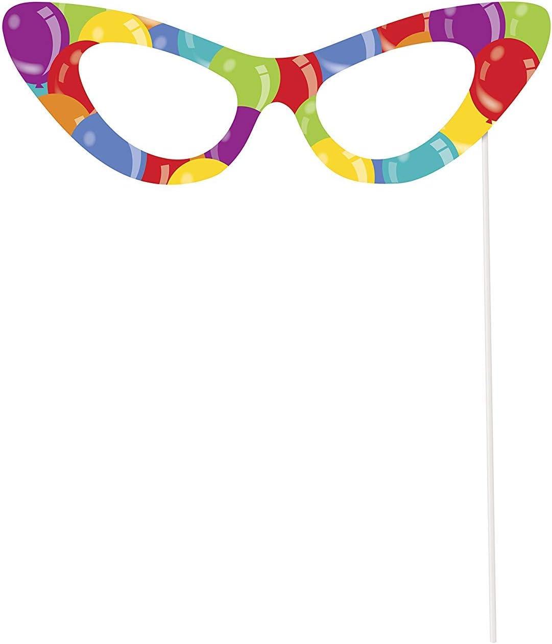 Unique Colorful Birthday Photo Booth Props, Full size, Assorted Designs