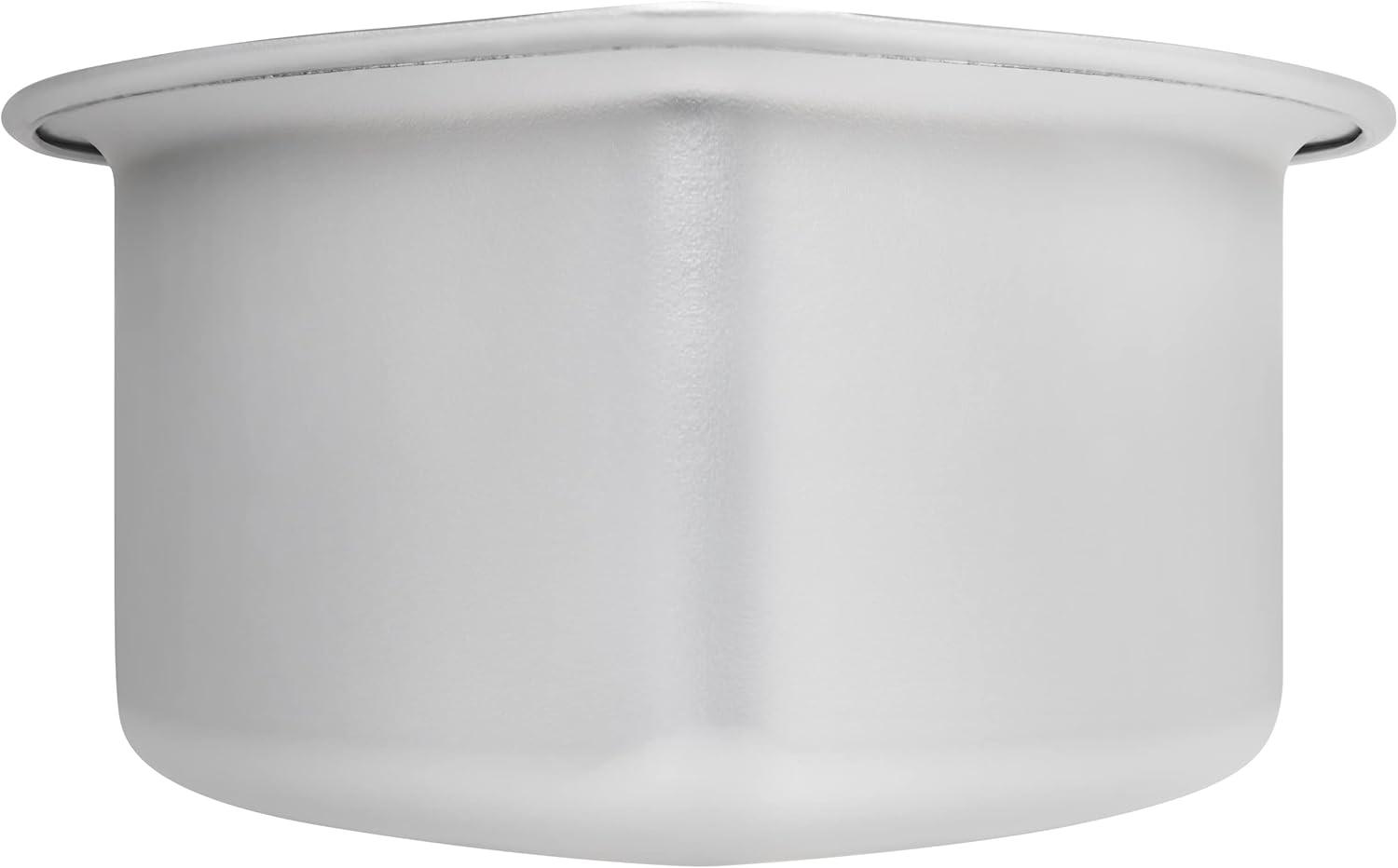 Silver Anodized Aluminum Heart-Shaped 8" x 3" Cake Pan