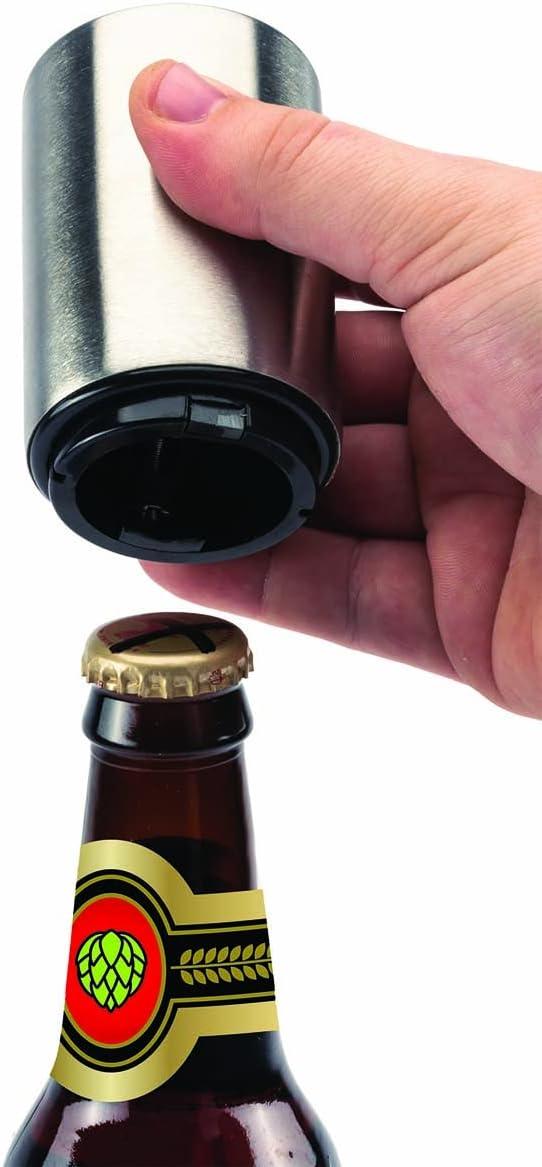 Jokari Magnetic Automatic One Handed Bottle Top Pop Opener for Beer or Soda