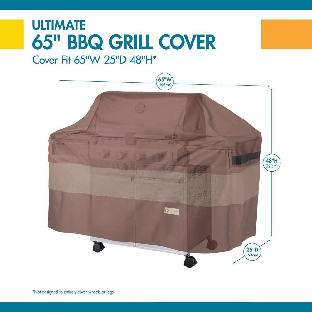 Duck Covers Ultimate Water-Resistant 65 Inch BBQ Grill Cover