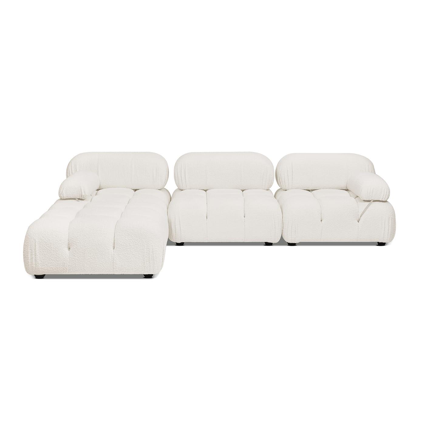 Sigma 4 - Piece Modular Upholstered Reversible L-Sectional