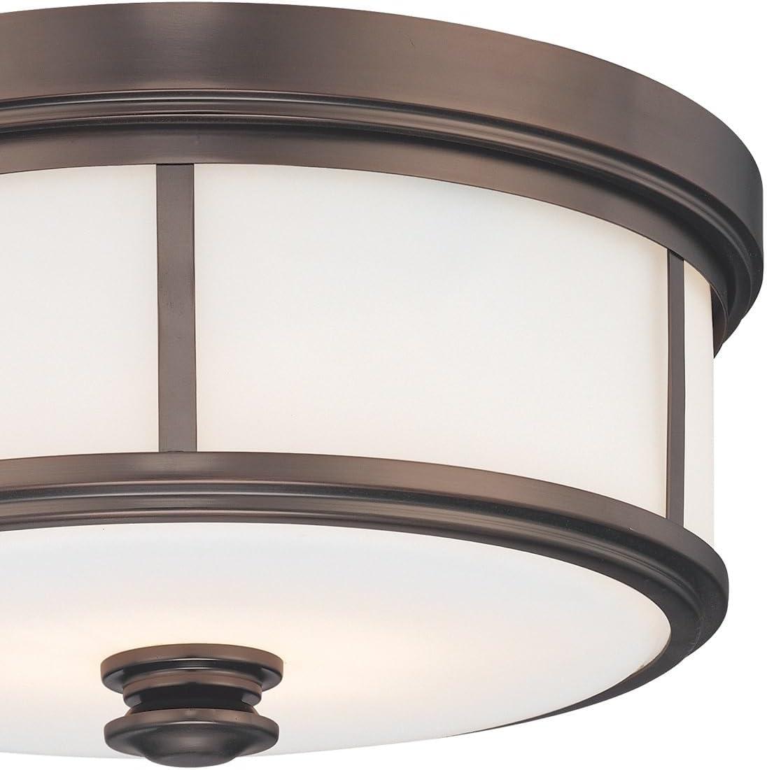 Harvard Court Glass Flush Mount