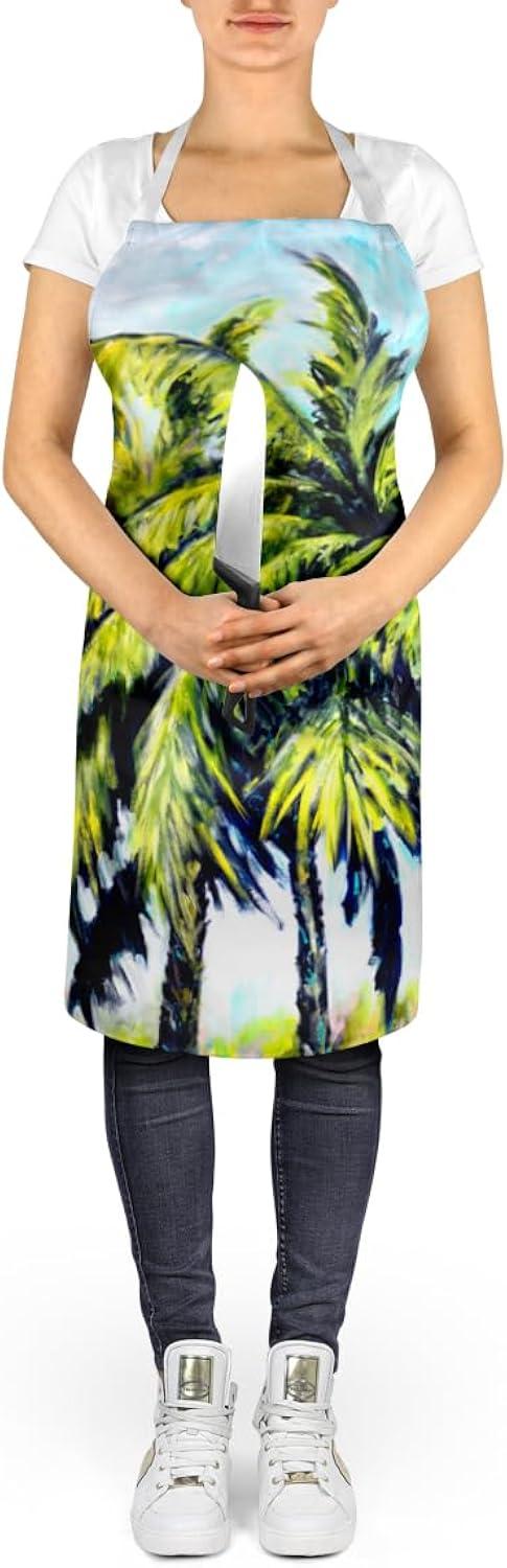 Carolines Treasures MW2145APRON 30 x 27 in. Tropical Breeze Palm Trees Apron