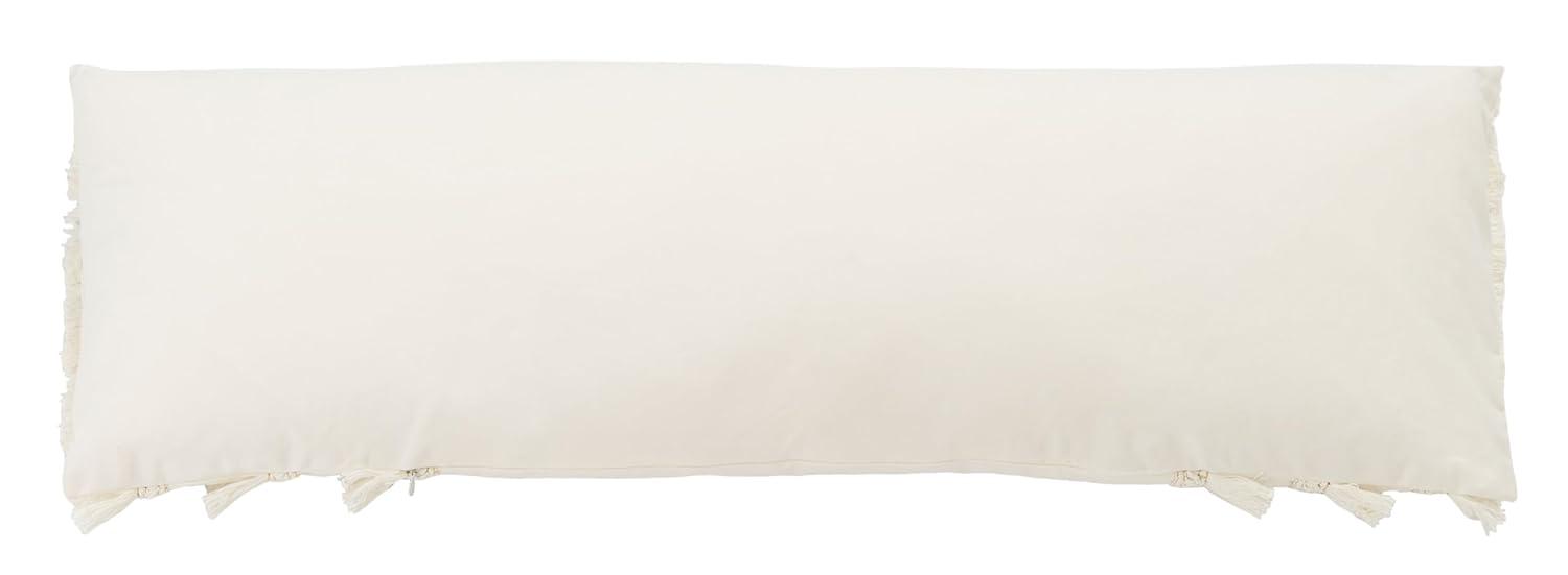 Hooda Fringed Cotton Throw Pillow