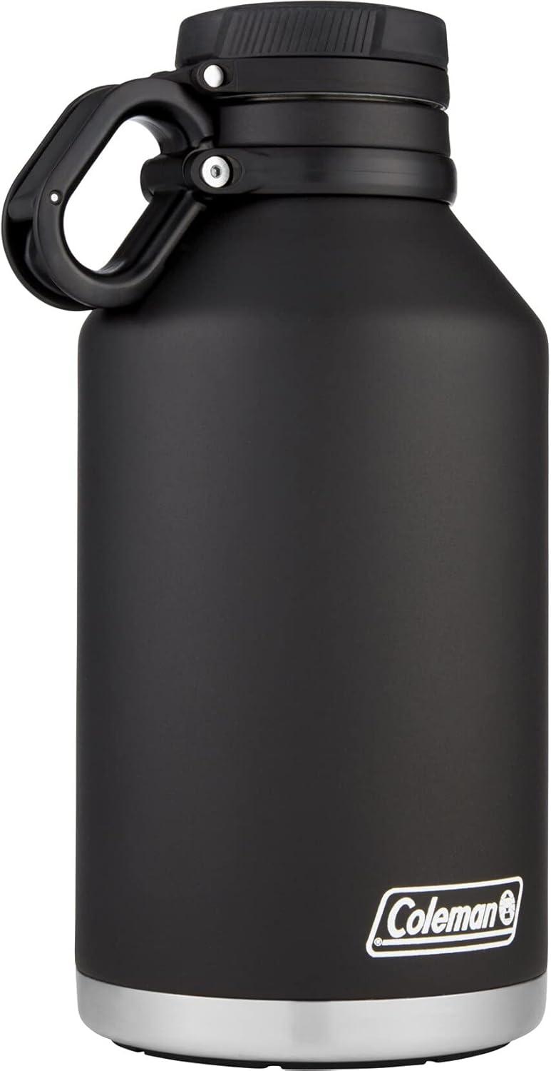 Coleman 64oz Black Stainless Steel Insulated Growler