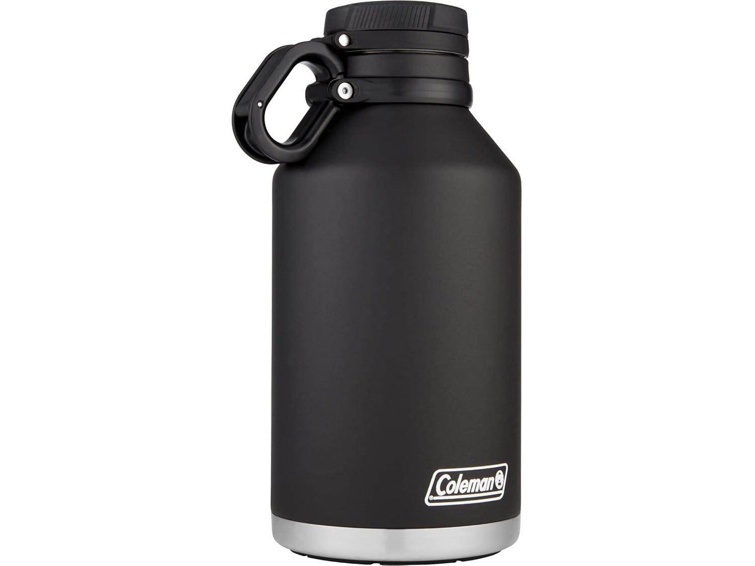 Coleman 64oz Black Stainless Steel Insulated Growler