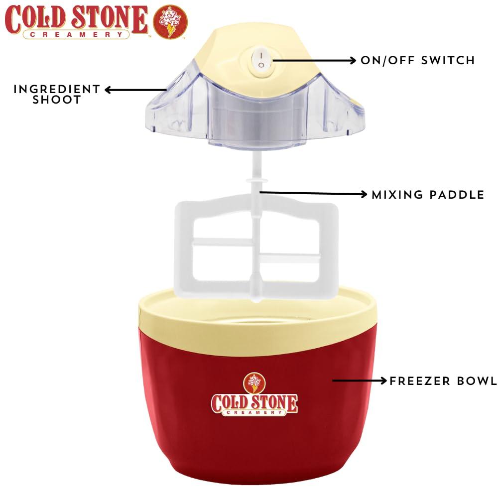 Ice Cream Maker Machine for Ice Cream, Gelato, Sorbet, Frozen Yogurt with Mixing Bowl- 1 pint