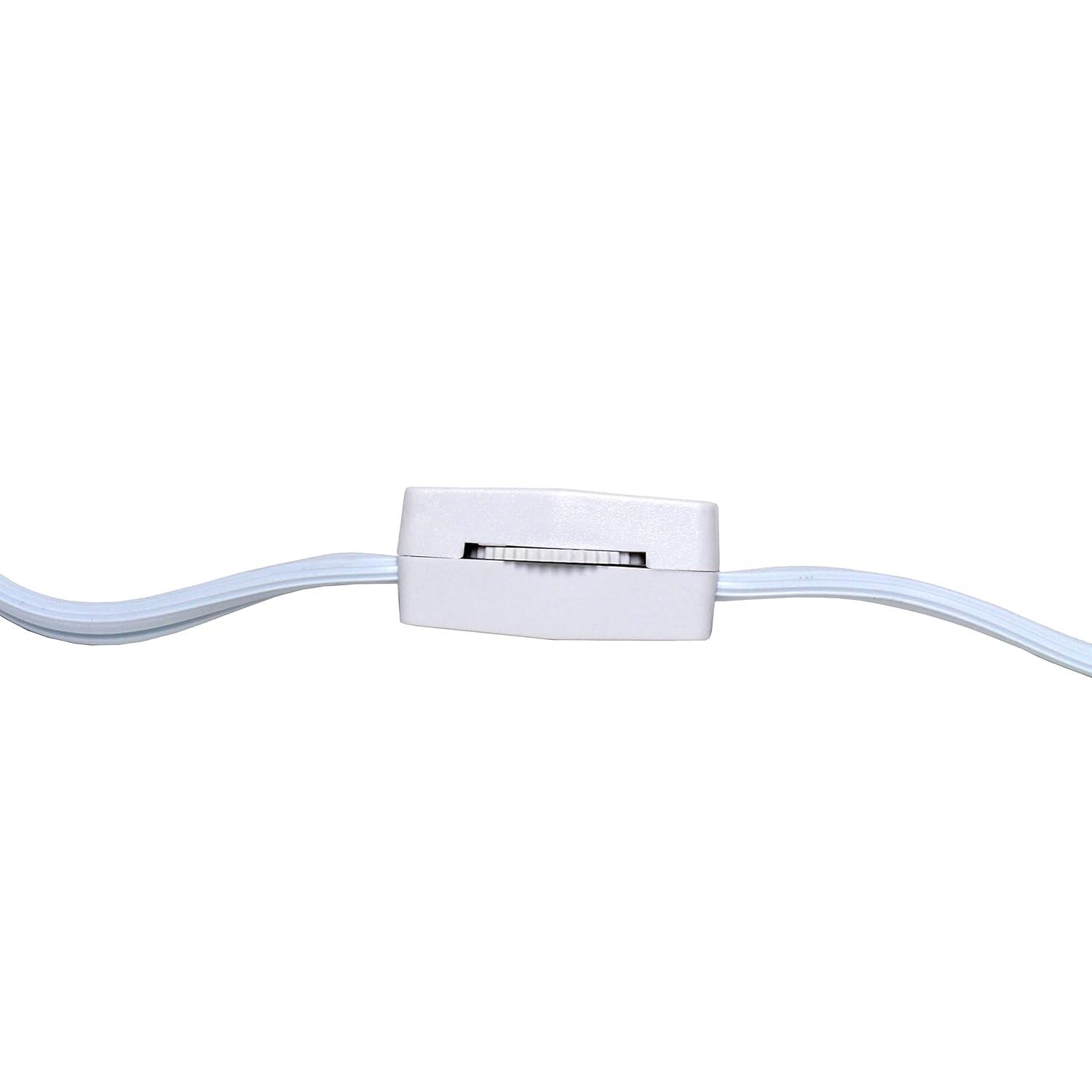 Simple Designs 9.45" Mini Egg Oval Ceramic Table Lamp with Matching Shade, LED Bulb Included, Off White