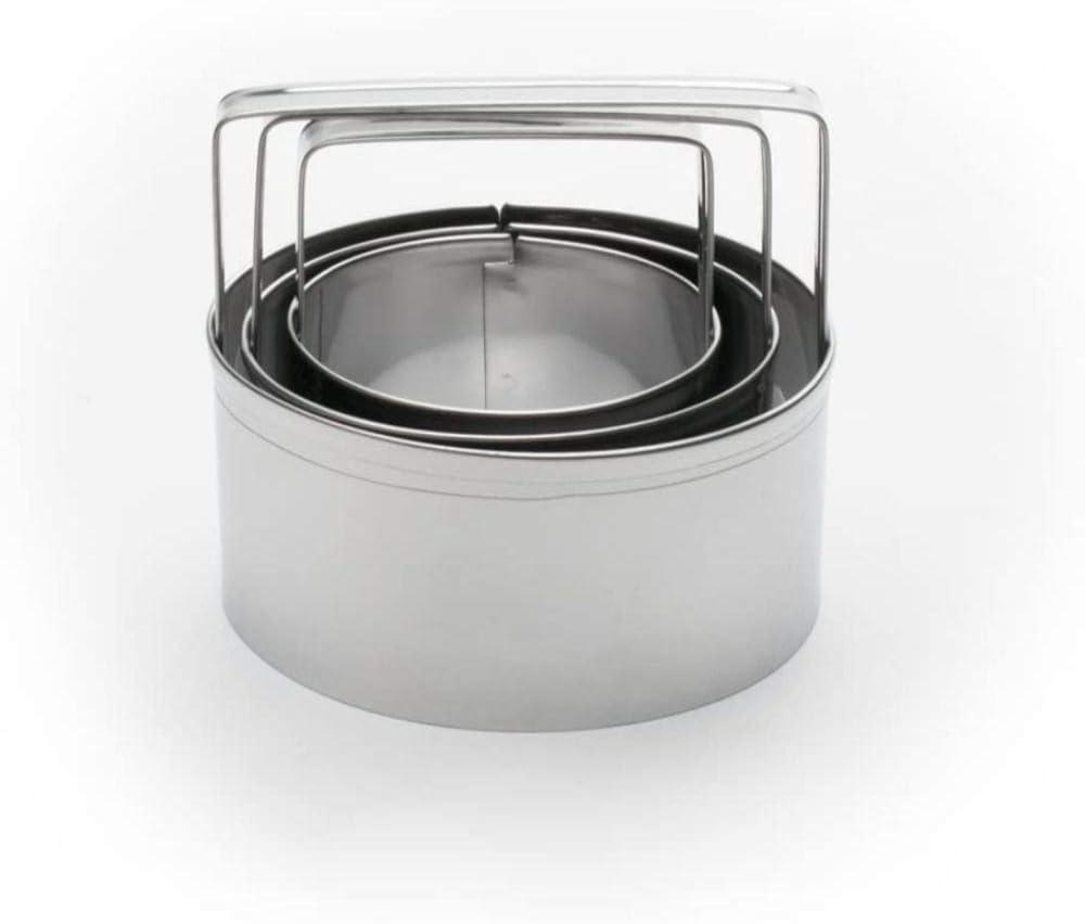 Round Shaped Steel Cookie Cutter, by Fox Run 3 Pieces, Sold as Dozen