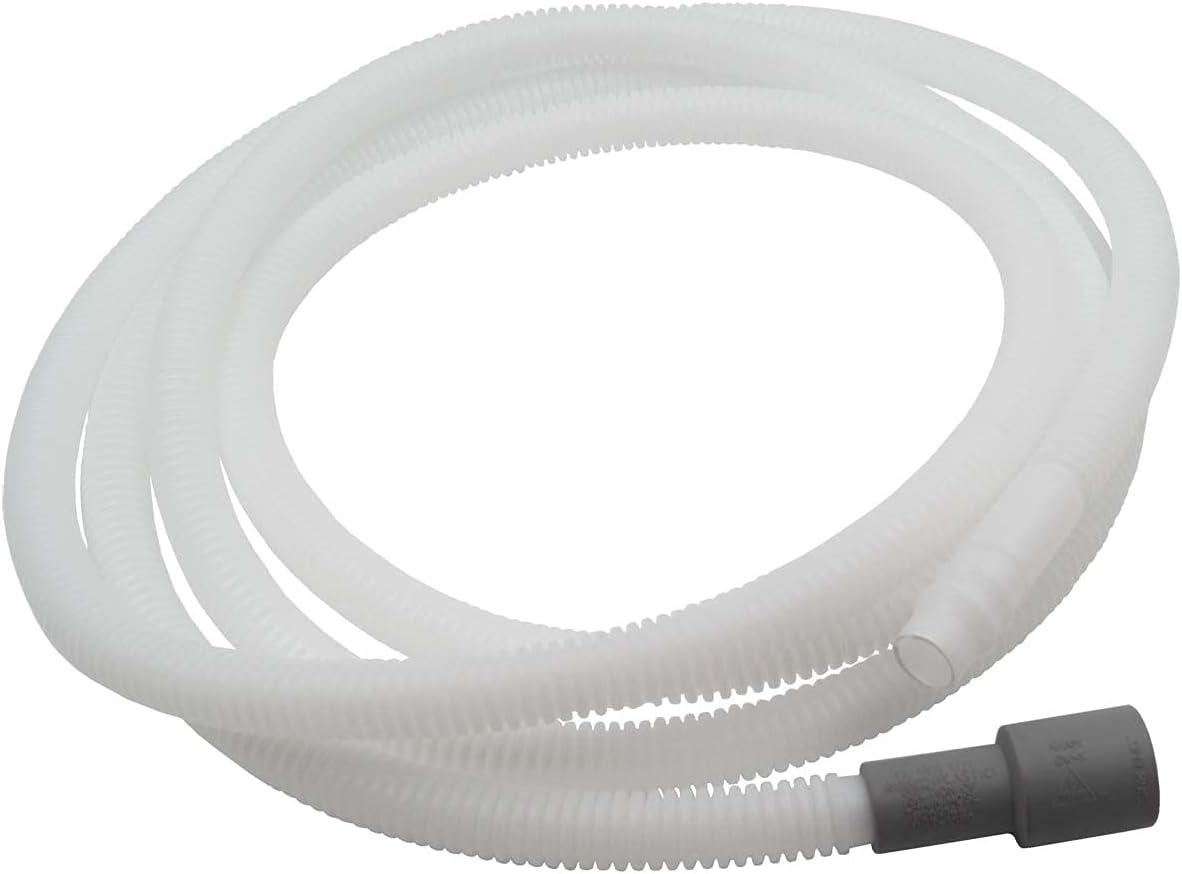 Universal White Dishwasher Drain Hose Extension, 6 Feet