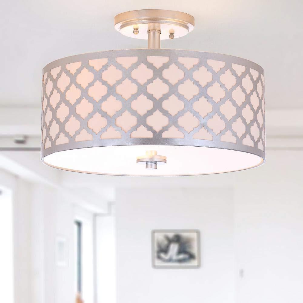 Kora Flush Mount - FLU4000 - Silver - Safavieh