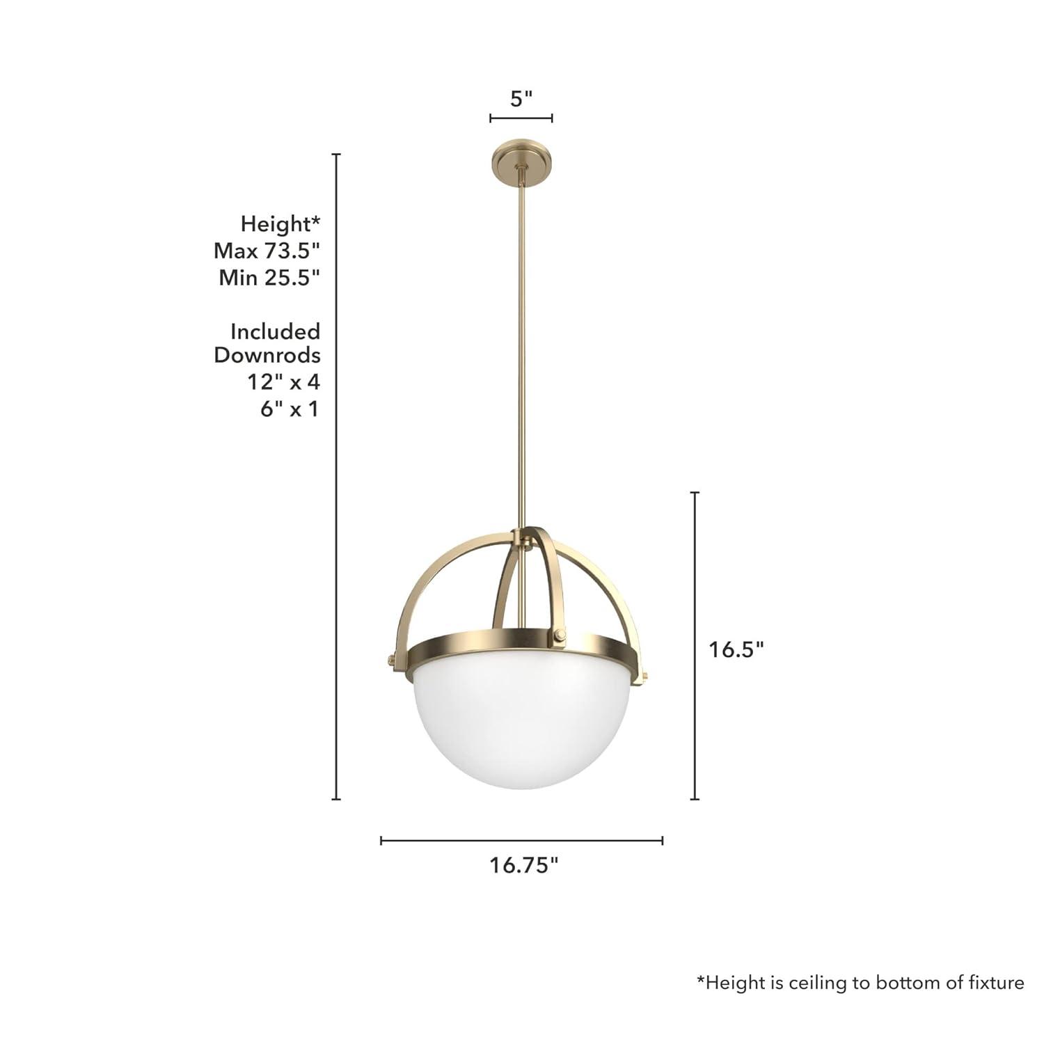 Wedgefield 3 Light Globe Pendant