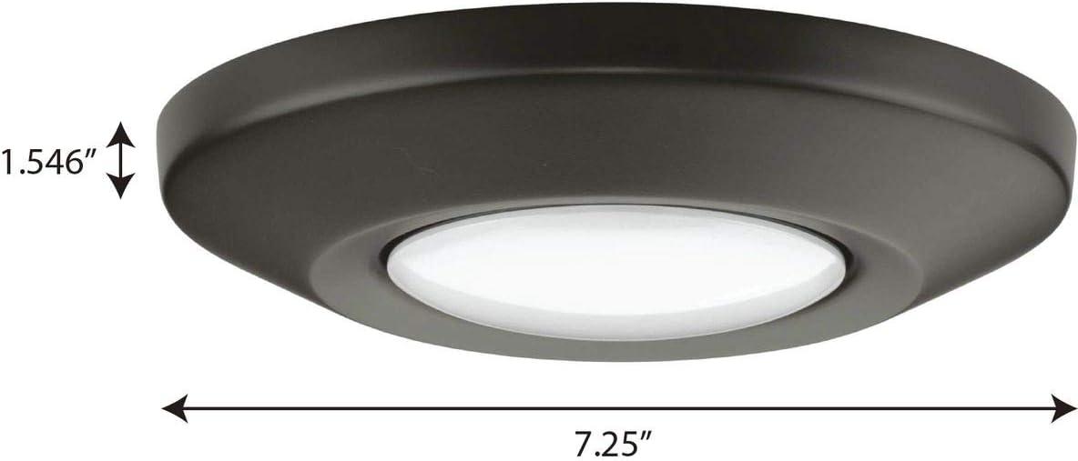 Progress Lighting, Intrinsic Collection, 1-Light, Surface Mount, Antique Bronze, Modern LED Downlight
