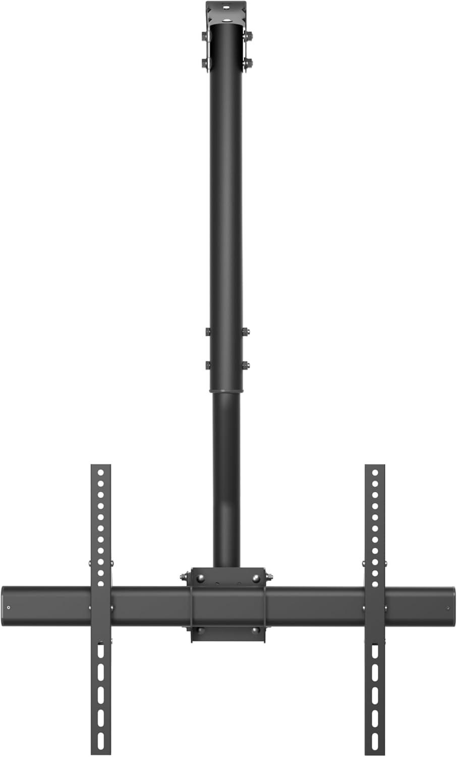 QUALITY FLOORING INC. Premium Ceiling TV Mount, Hanging Swivel TV Mount Bracket For Flat/Curved Displays Fits Most 37-90 Inch LCD LED OLED Tvs, TV Pole Mount For Flat/Sloped Ceiling, Max VESA 600X400mm