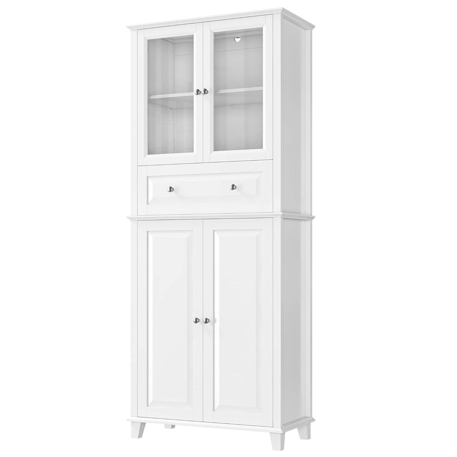76'' Kitchen Pantry Storage Cabinet