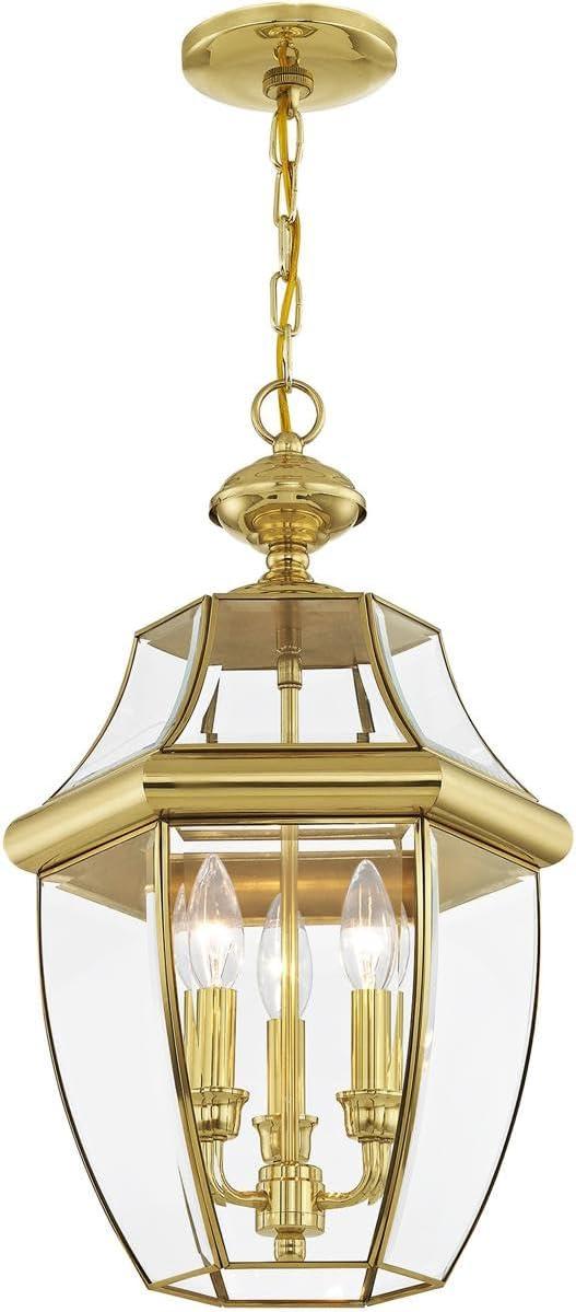 Livex Lighting - Monterey - 3 Light Outdoor Pendant Lantern in Traditional Style