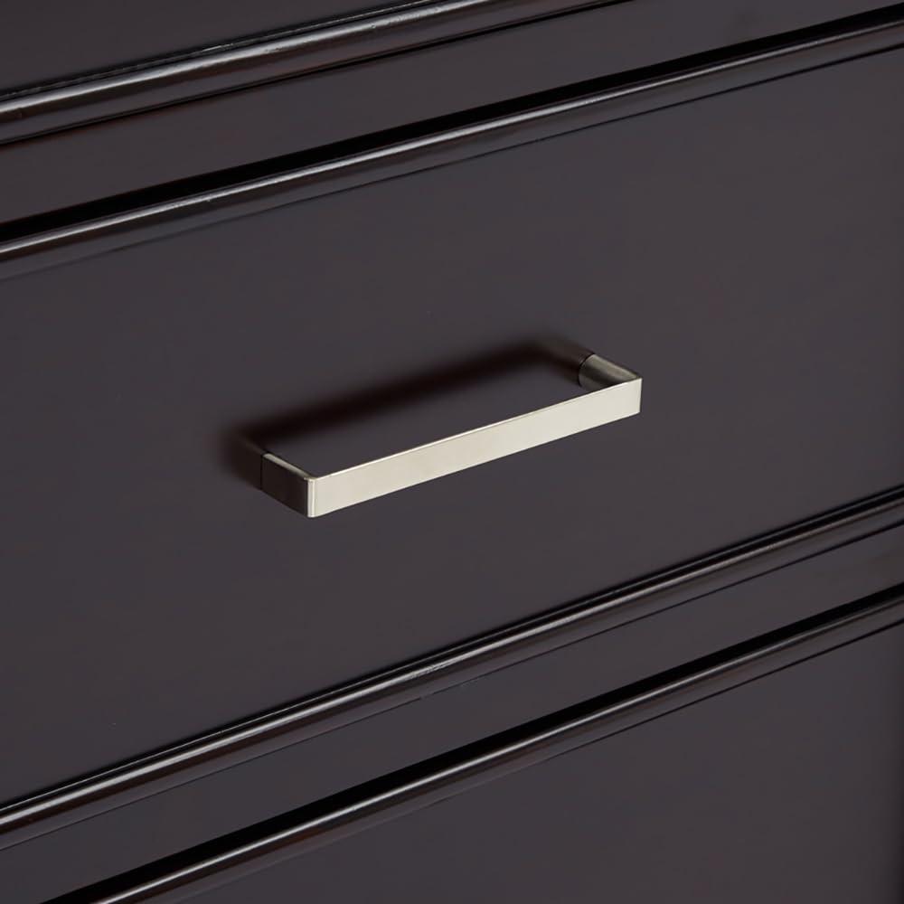 Ariel Stafford 85 in Double Sink Vanity Set in Espresso