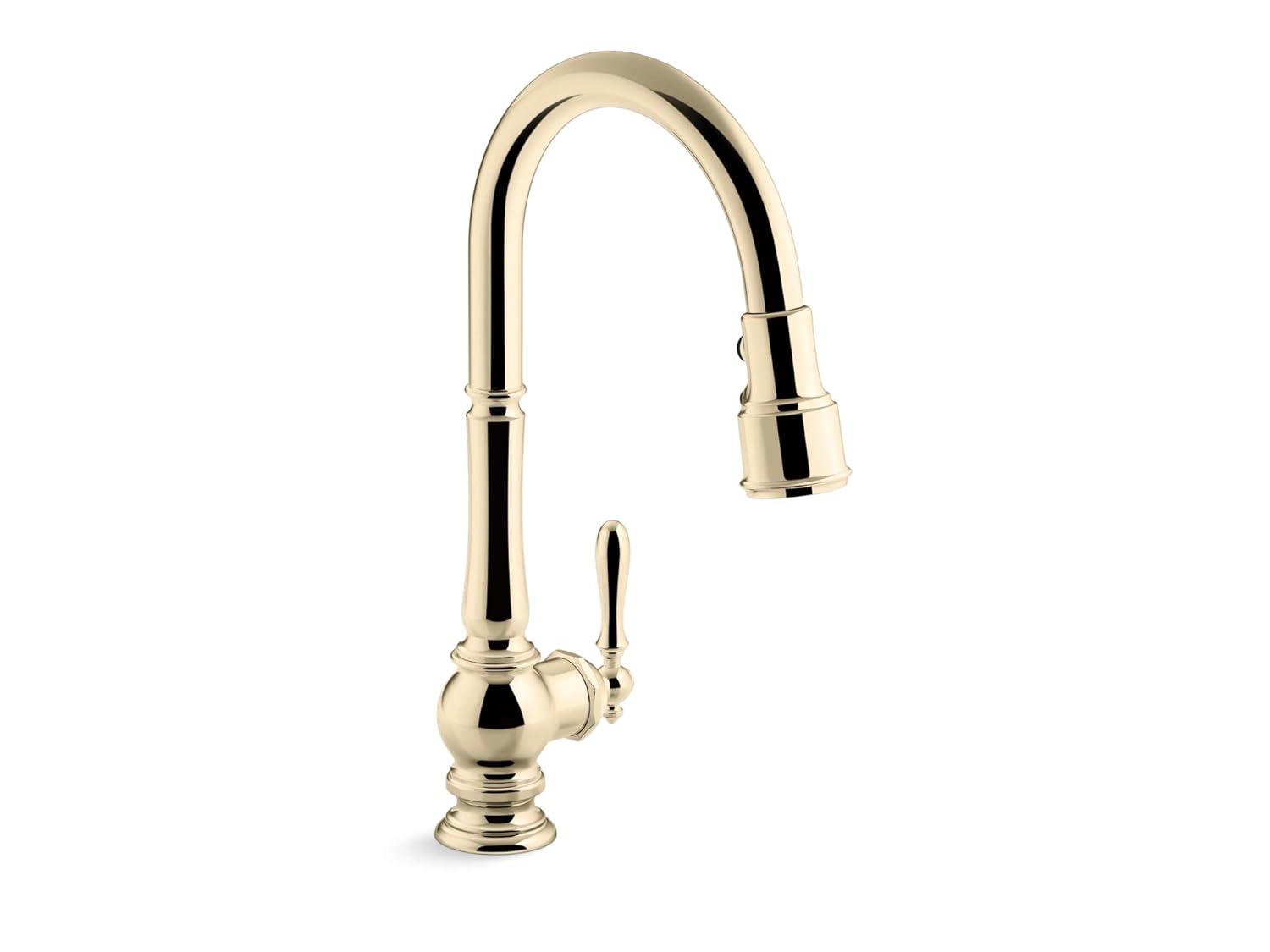 Artifacts® Pull Down Single Handle Kitchen Faucet