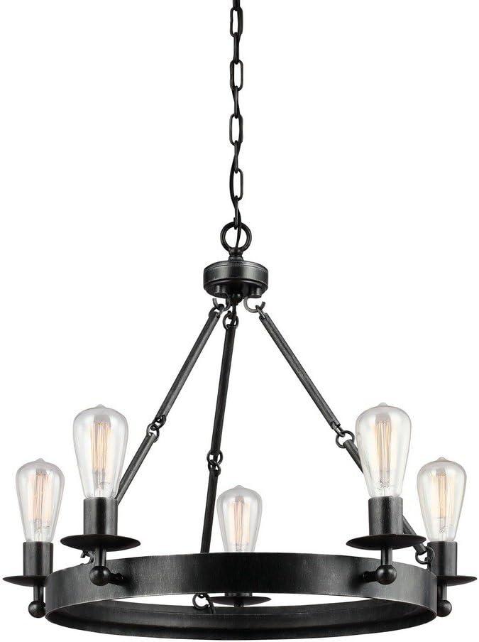 Rosswood Metal Chandelier (25"-31")