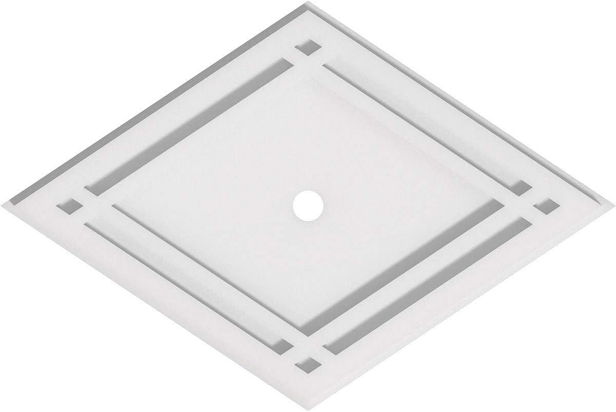 Diamond Architectural Grade PVC Contemporary Ceiling Medallion