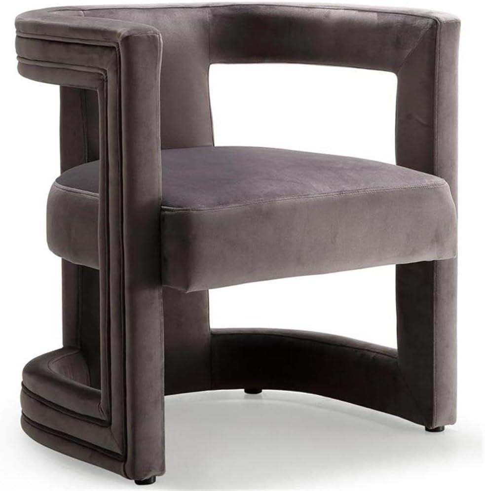Meridian Furniture Blair Pink Velvet Accent Chair