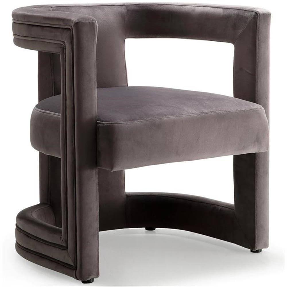 Meridian Furniture Blair Pink Velvet Accent Chair