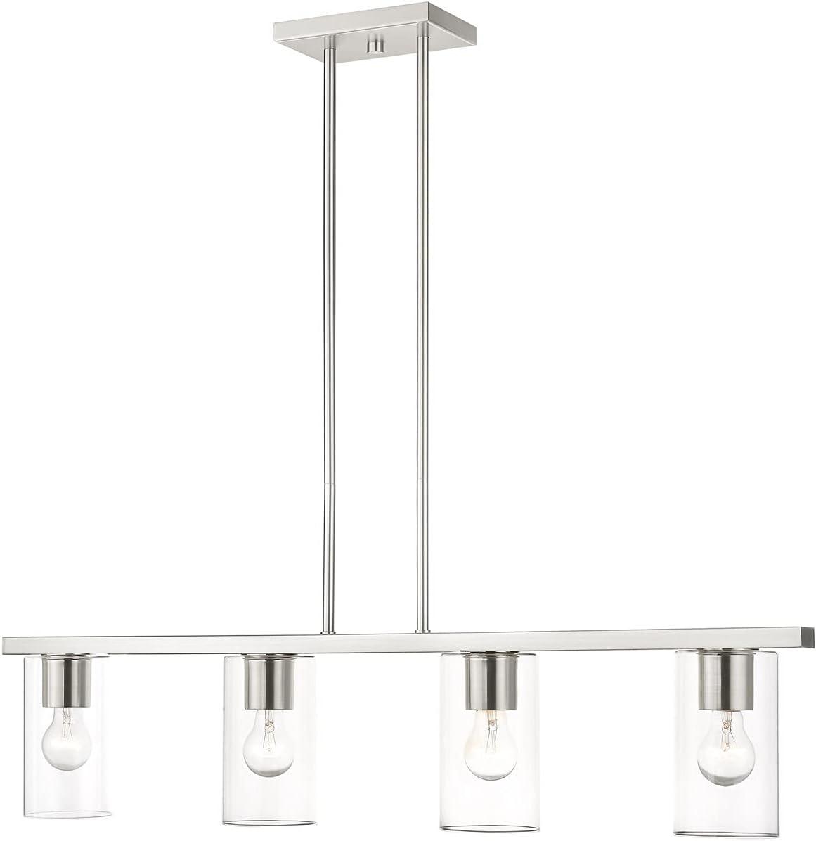 Livex Lighting Zurich 4 - Light Chandelier in  Brushed Nickel