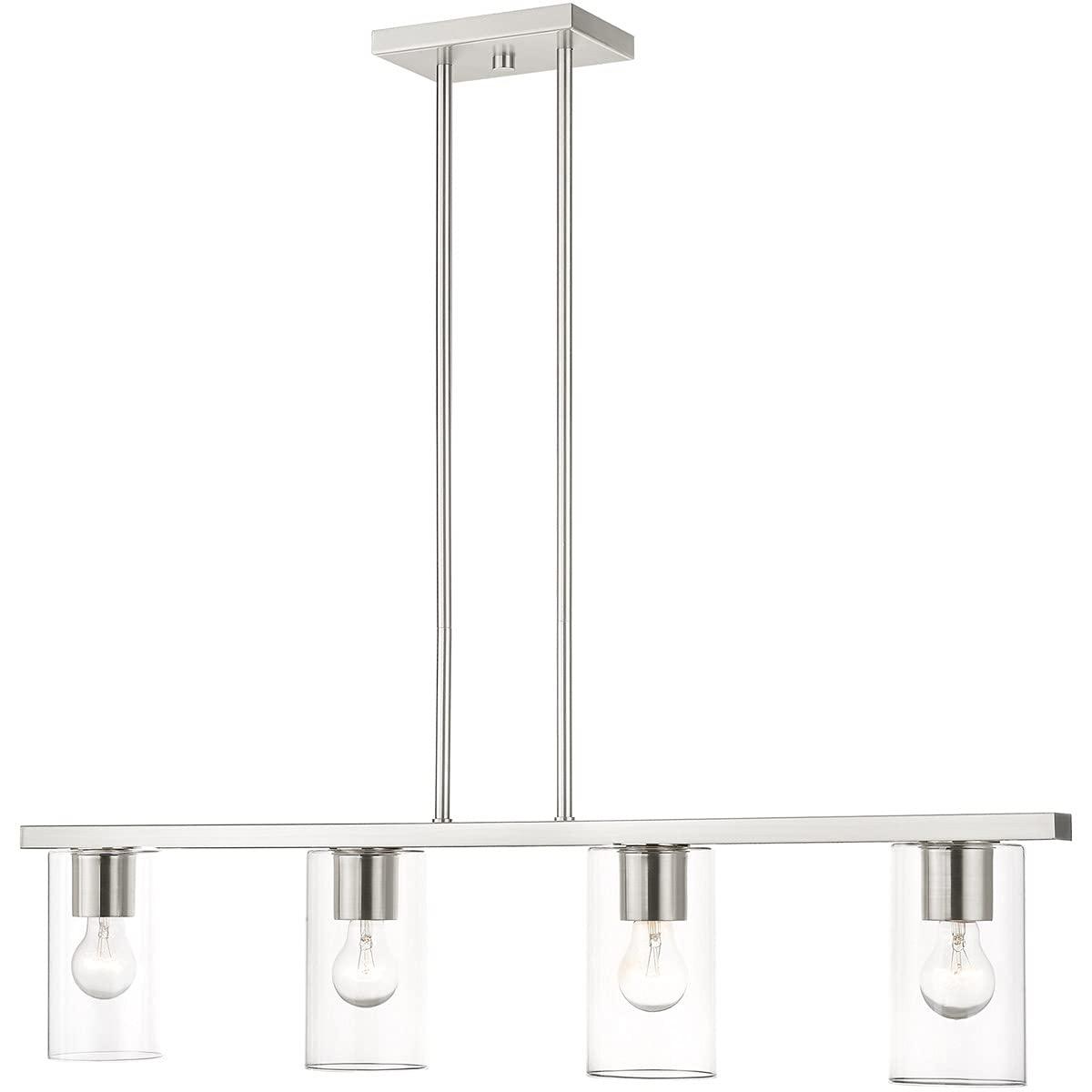 Livex Lighting Zurich 4 - Light Chandelier in  Brushed Nickel