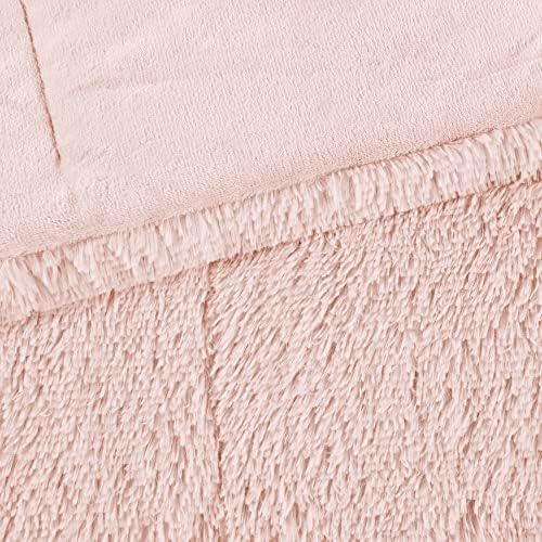 Intelligent Design Malea Shaggy Faux Fur Comforter Mini Set