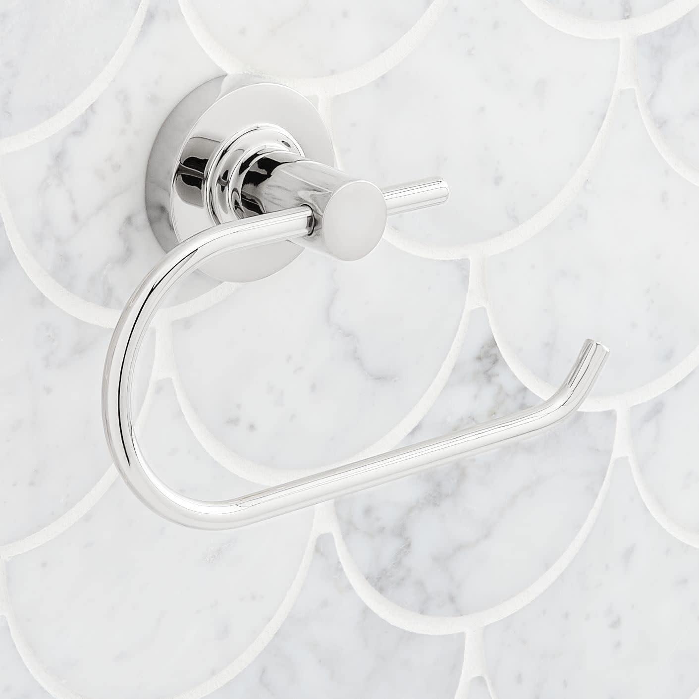 Polished Brass Wall Mounted Euro Toilet Paper Holder