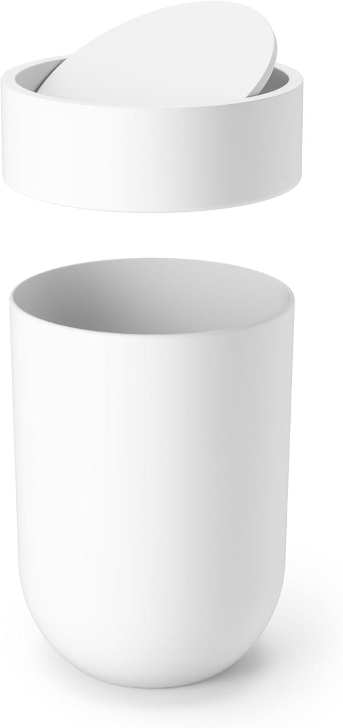 Touch Lidded Waste Can