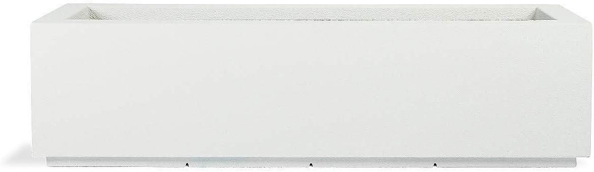Riviera Short 46 in. x 12 in. White Trough