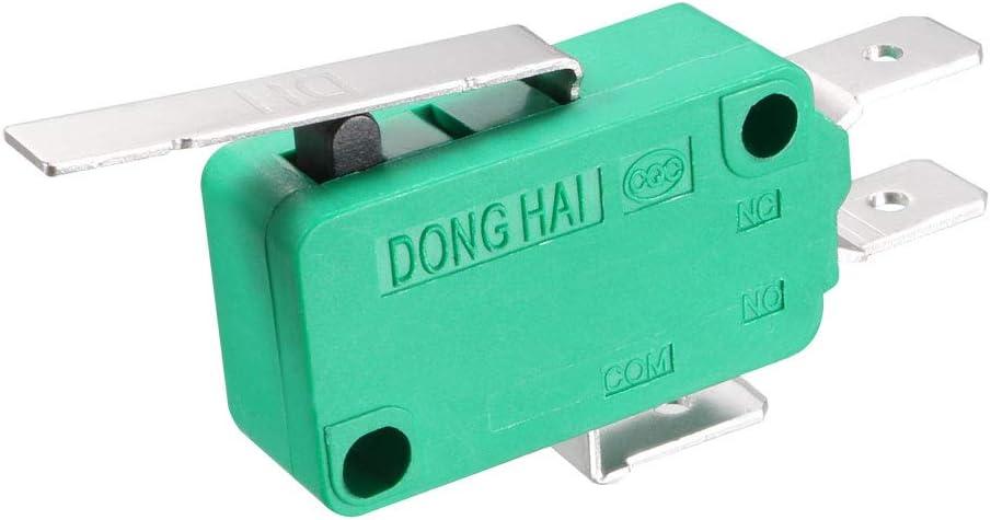 Green Thermoplastic SPDT Hinge Lever Micro Limit Switches