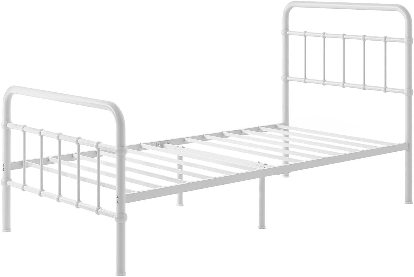 Zinus Florence 42" Modern Farmhouse Metal Platform Bed