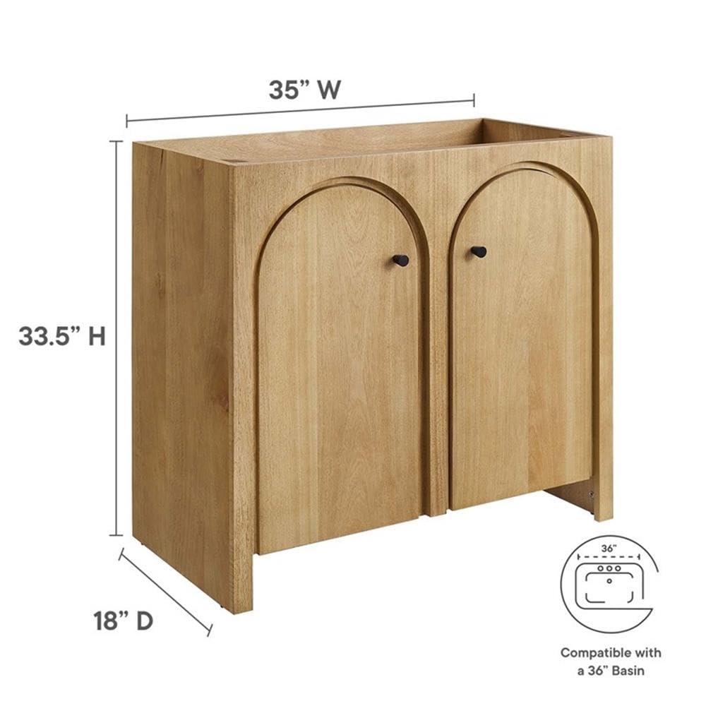 Modway Modway Appia 35" Single Bathroom Vanity Base Only