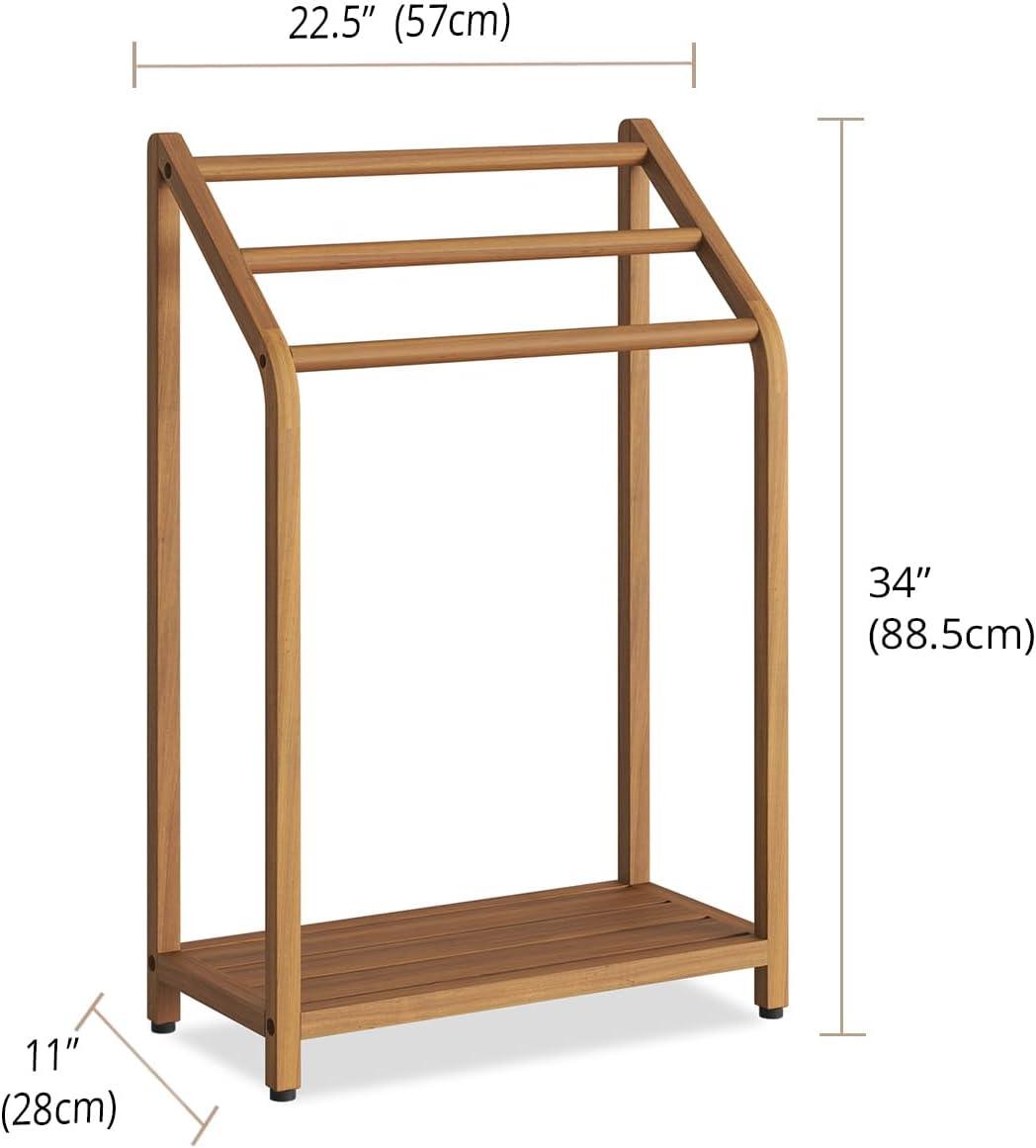 Sula Wood 3 Freestanding Towel Stand