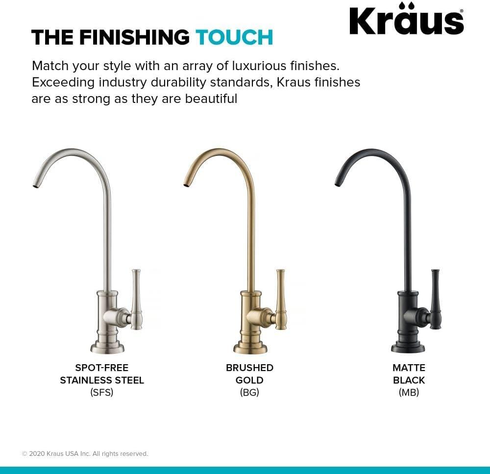 Kraus Purita 2-Stage Under-Sink Filtration System with Allyn Cold Water Dispensers