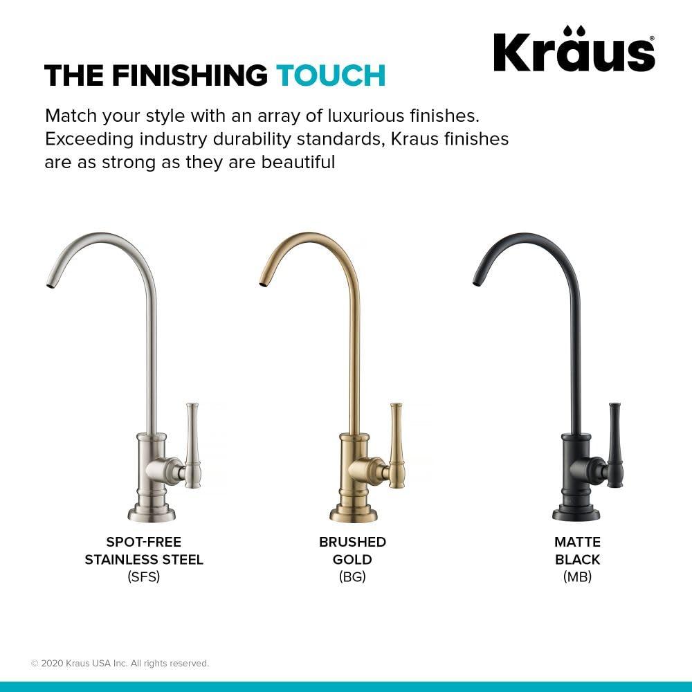 Kraus Purita 2-Stage Under-Sink Filtration System with Allyn Cold Water Dispensers