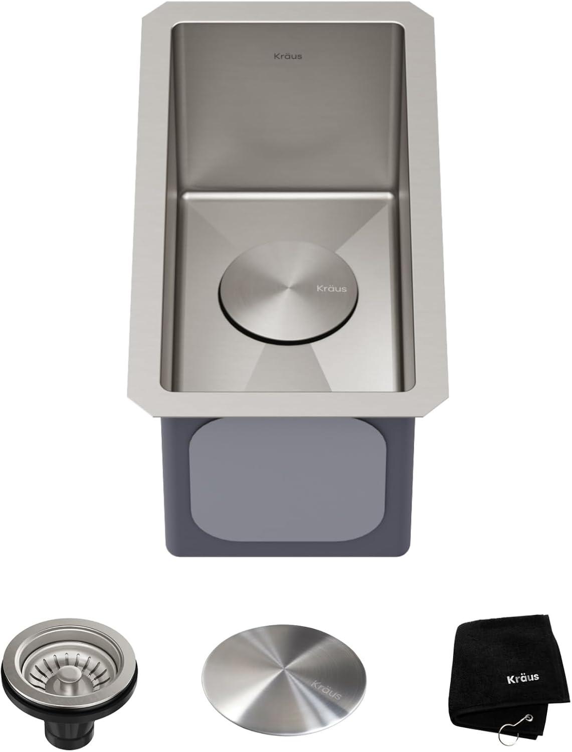 KRAUS Standart PRO™ Undermount 16 Gauge Stainless Steel Kitchen Sink