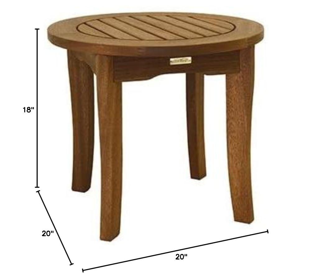 Vineyard Eucalyptus Round End Table