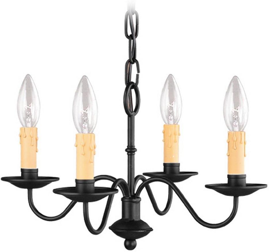Livex Lighting Heritage Mini Chandelier in Black