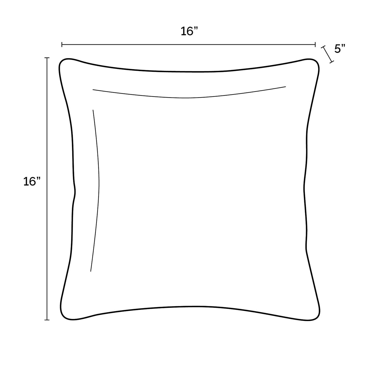 ARDEN ARDEN Outdoor Square Pillow Cover & Insert