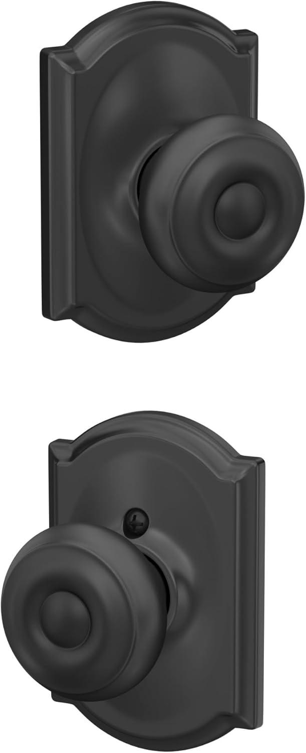 Georgian Passage Knob with Camelot Trim