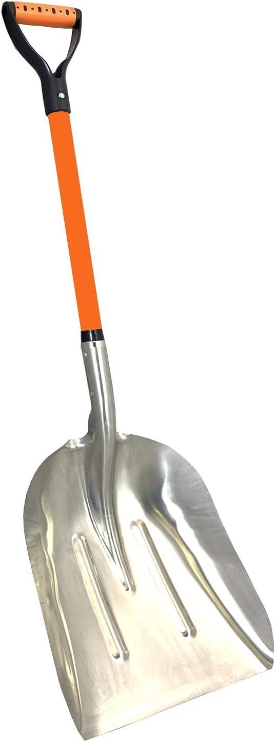 Ashmanonline Aluminium 48 Inch Snow Shovel with Large Head and Durable Handle (2 Pack)