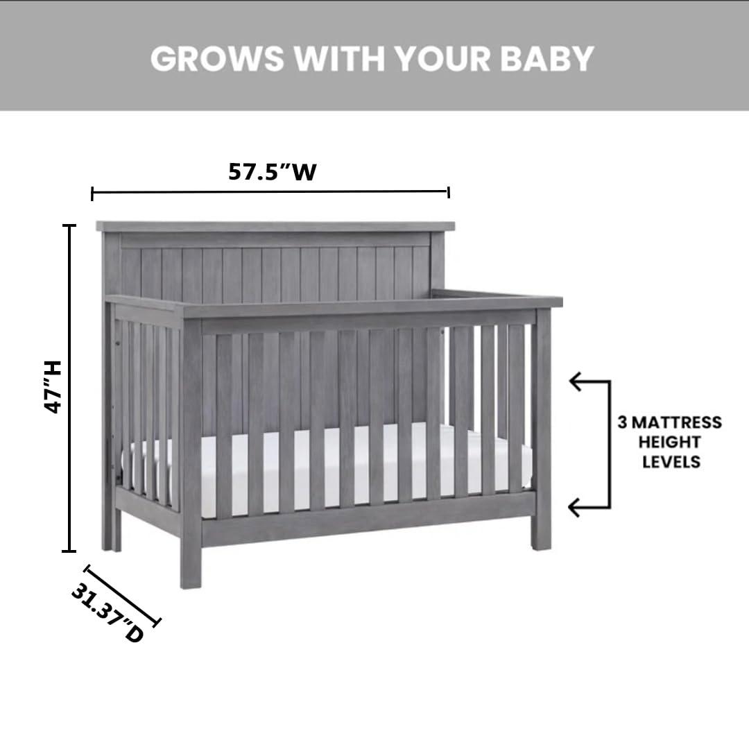 Soho Baby Everlee 4 in 1 Convertible Crib