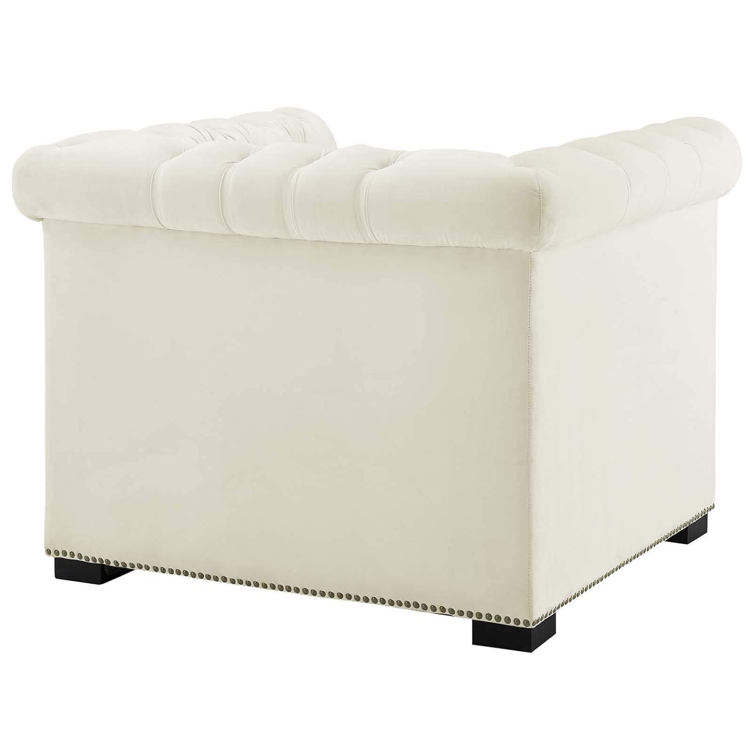 Modway Heritage Upholstered Velvet Armchair