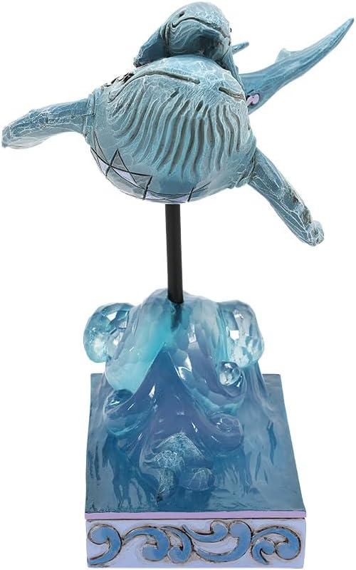 Enesco Animal Planet by Jim Shore Mother Blue Whale and Calf in Waves Figurine- Stone Resin Hand Painted Crafted Collectible Animal Figurines Home Decor Statue, 5.5 Inch