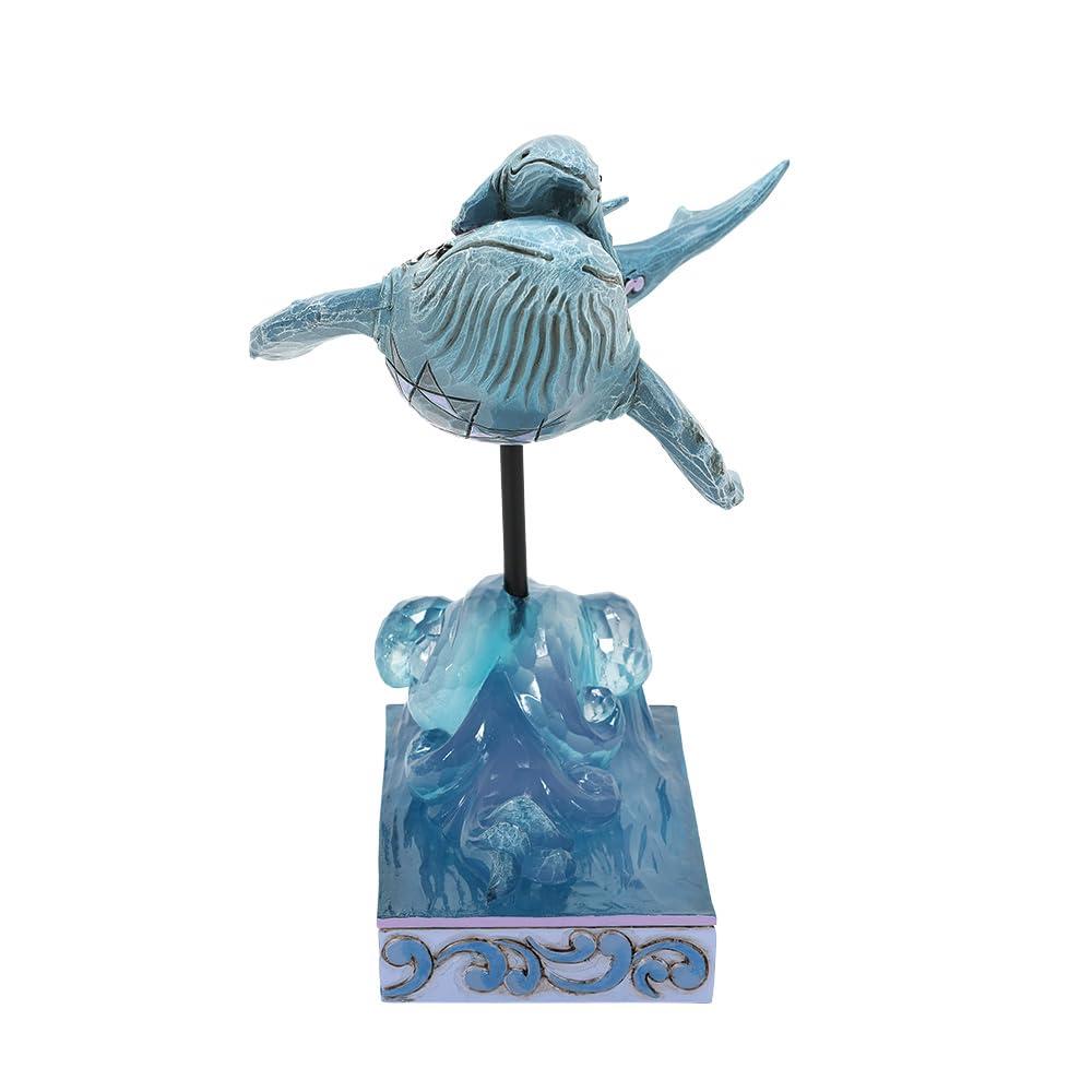 Enesco Animal Planet by Jim Shore Mother Blue Whale and Calf in Waves Figurine- Stone Resin Hand Painted Crafted Collectible Animal Figurines Home Decor Statue, 5.5 Inch
