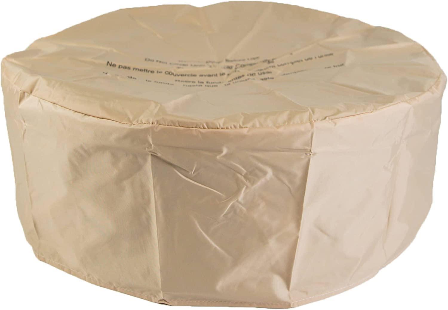 Bluegrass Living Bluegrass Living 26 Inch Carlisle MGO Propane Fire Pit Table Glass Beads & Cover-Model# HF26900AA