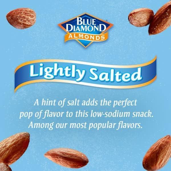 Blue Diamond Shelf Stable Almonds Lightly Salted Pieces, 6 oz Can